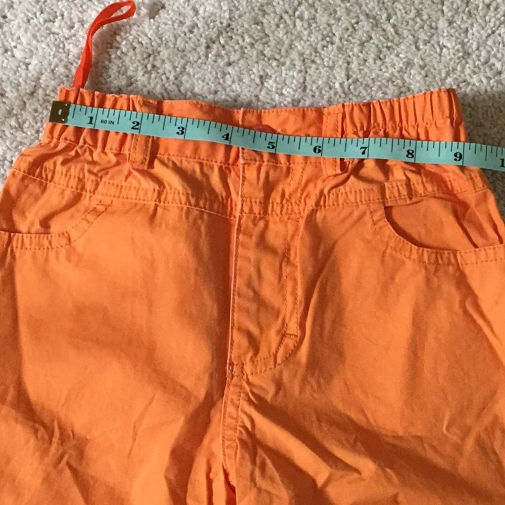 Oilily Tangerine Bright Orange Kids Top & Capri Pants Set Outfit